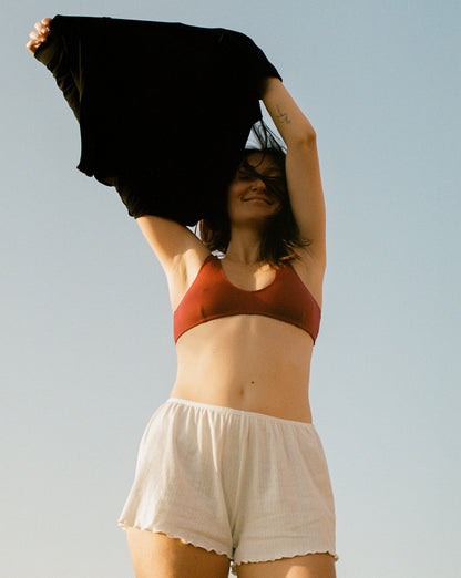 Scoop Bralette Cherry