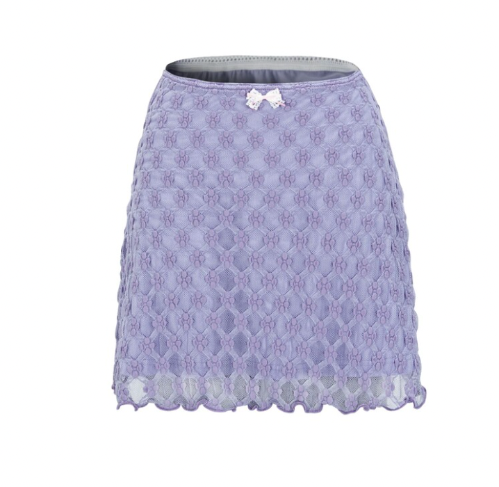Lace Skirt - Lavender
