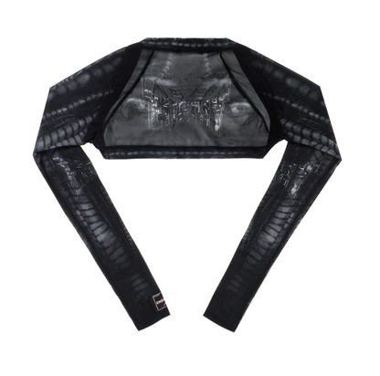 MESH BOLERO CARDIGAN