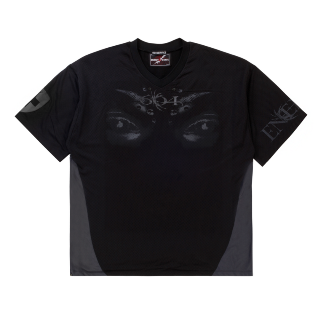 EOS JERSEY TOP IN BLACK