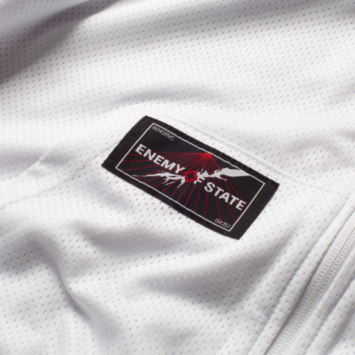 REVERSIBLE SPORTY ZIP UP HOODIE IN WHITE