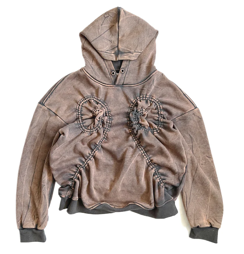 Acid Wash Swirl Hoodie