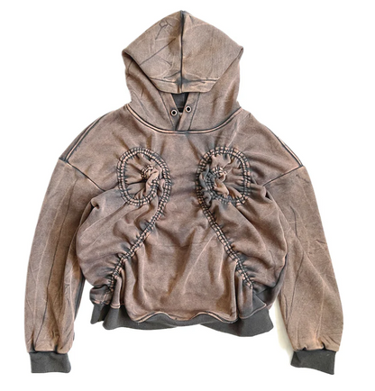 Acid Wash Swirl Hoodie