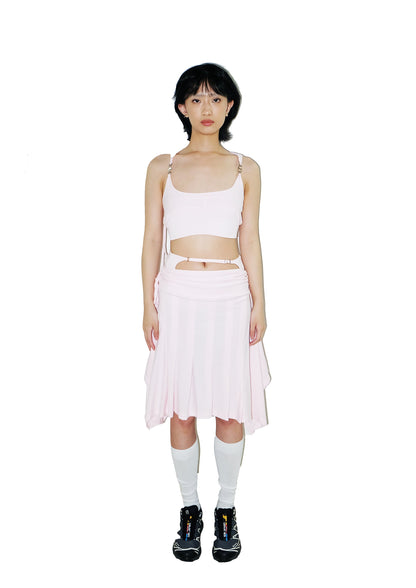 System Midi Skirt Pink