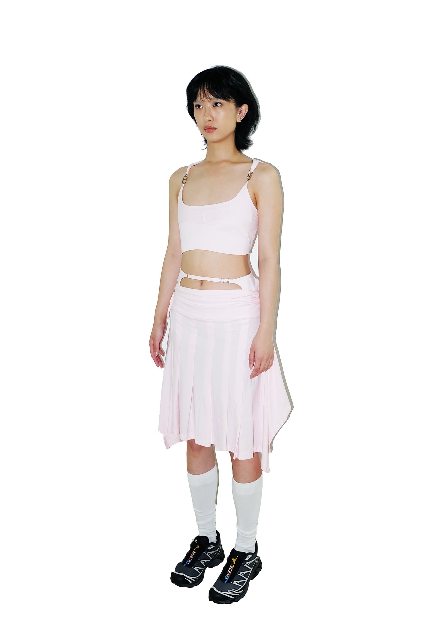 System Midi Skirt Pink