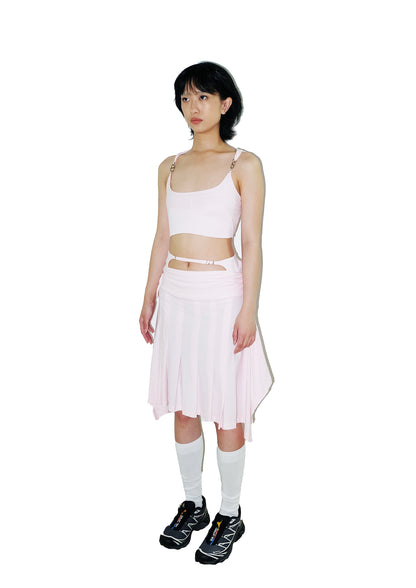 System Midi Skirt Pink