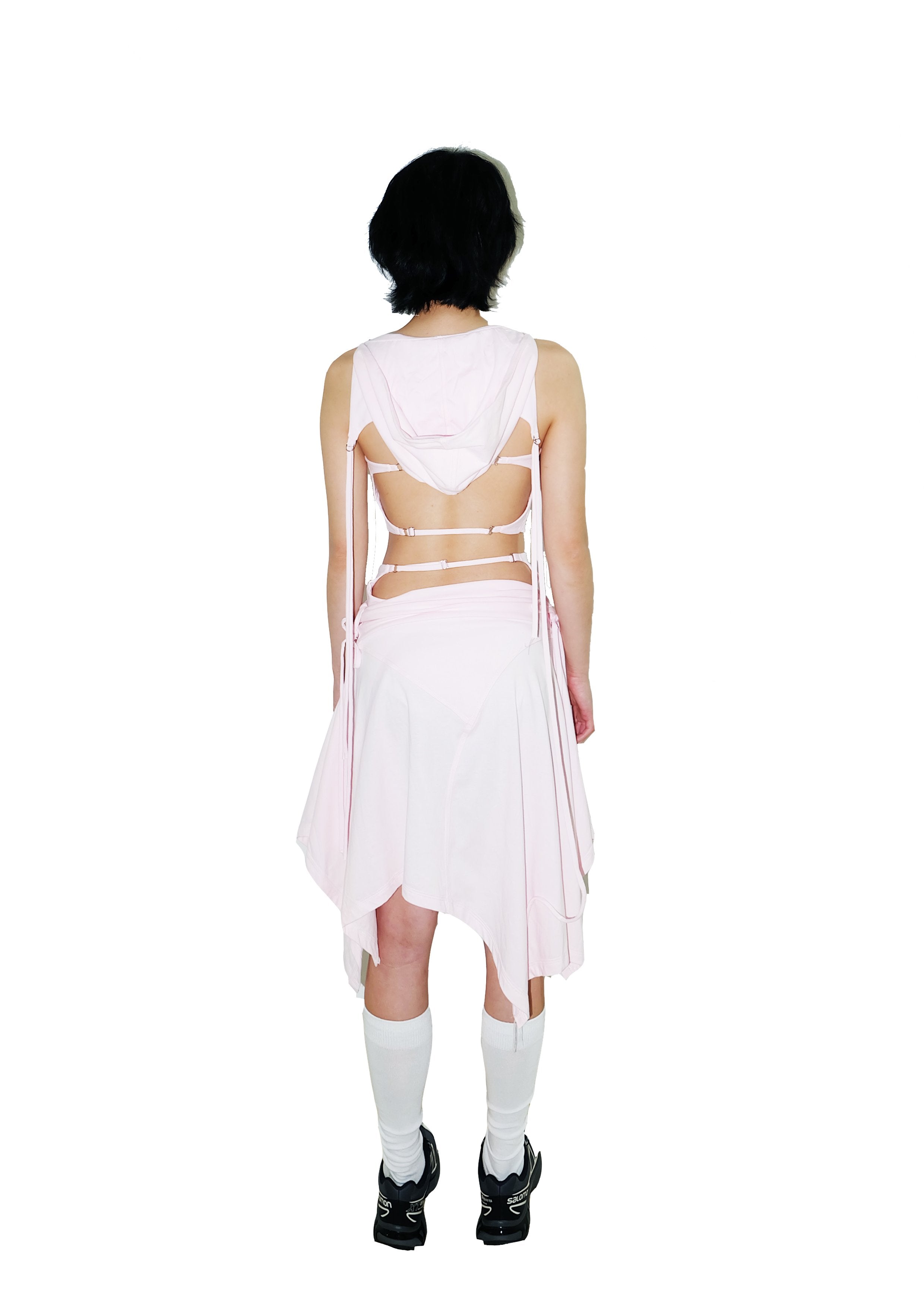 System Midi Skirt Pink