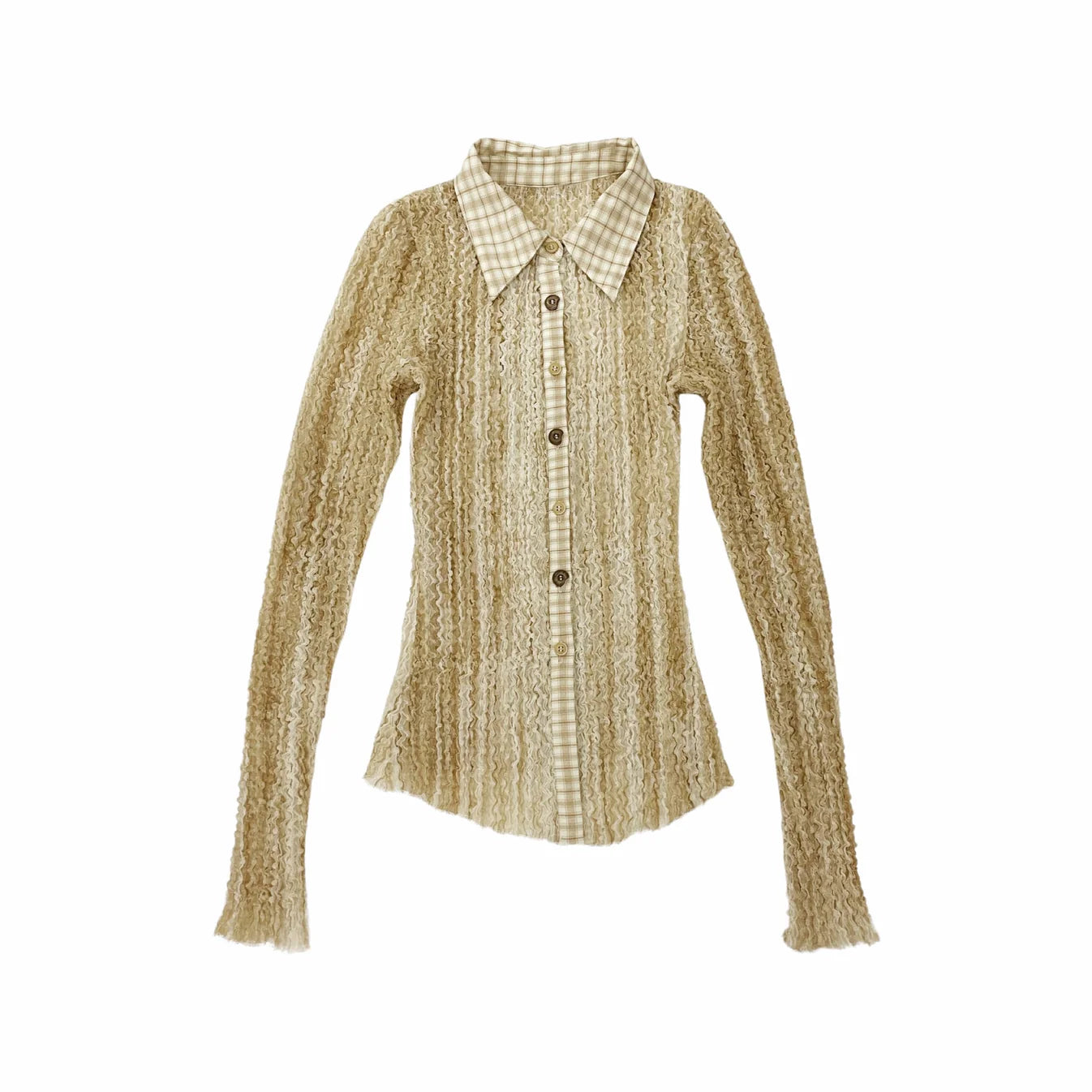 Tie-Dye Textured Blouse