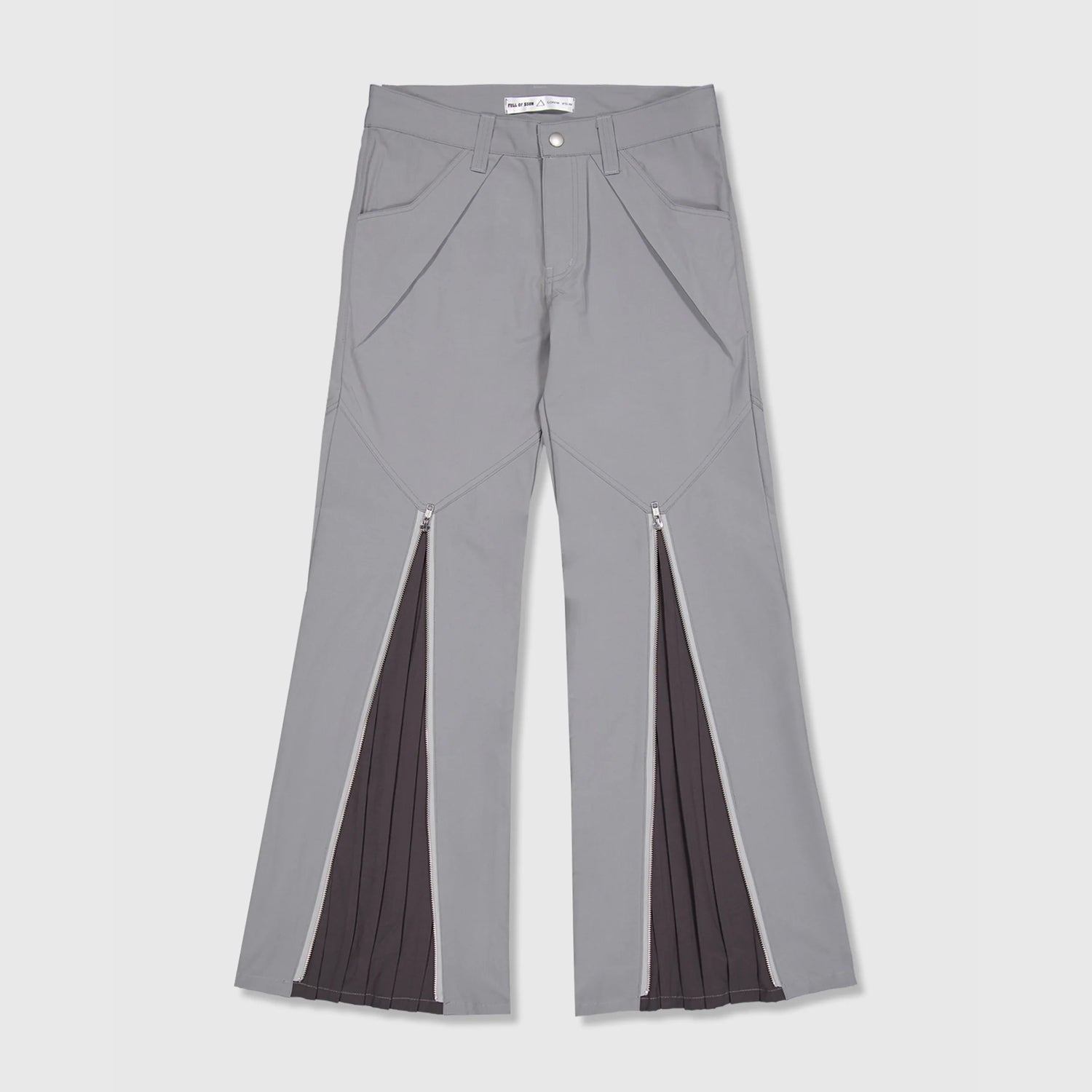 Zip Pleat Pants [2 Colors]