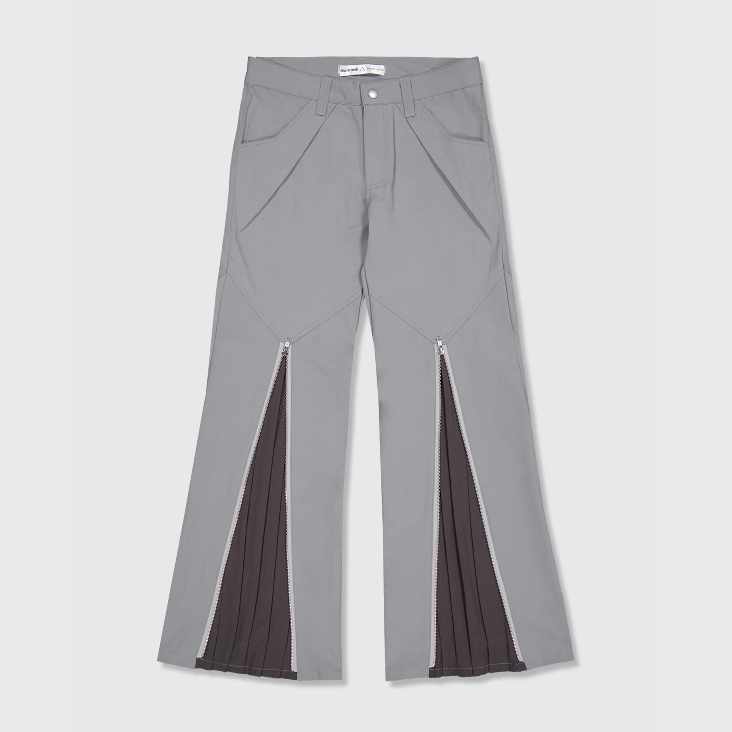 Zip Pleat Pants [2 Colors]