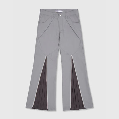Zip Pleat Pants [2 Colors]