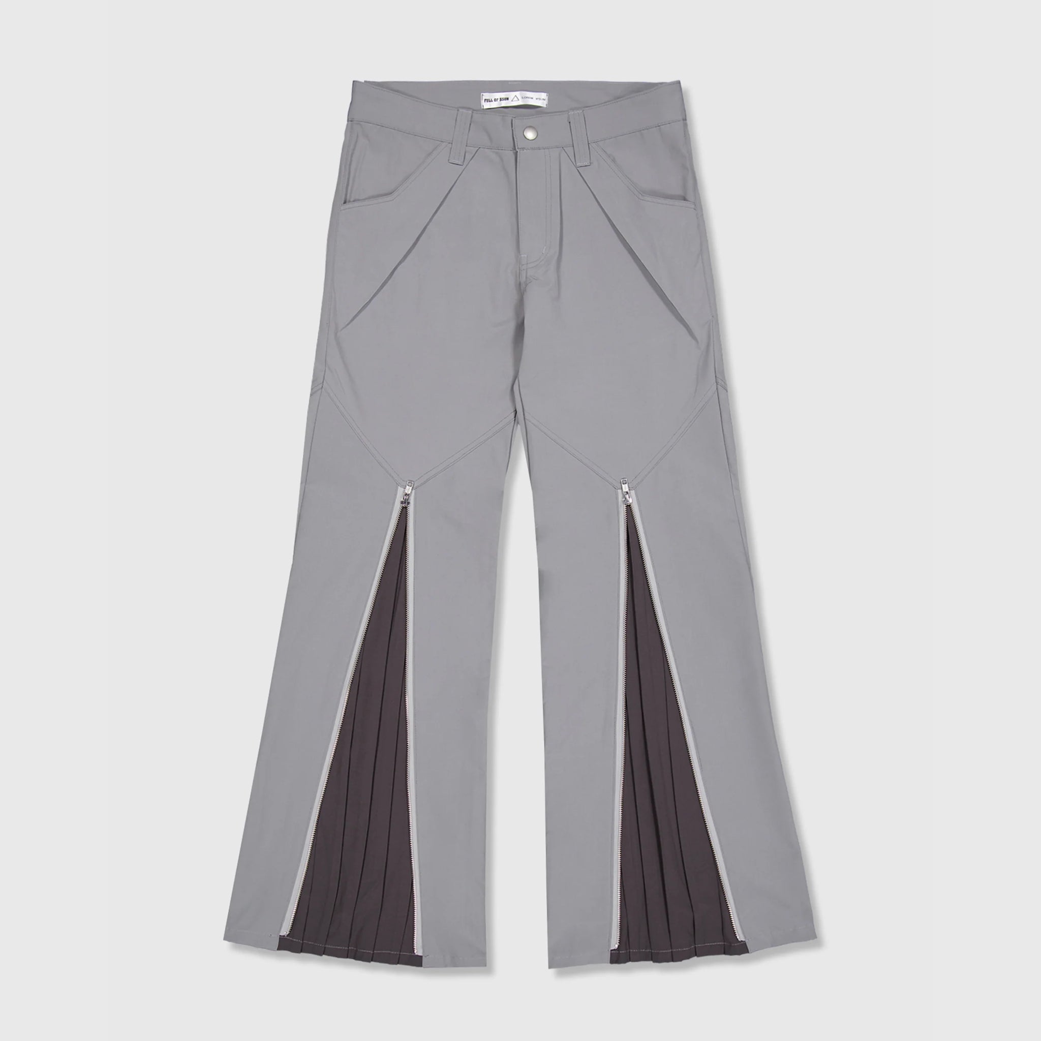 Zip Pleat Pants [2 Colors]