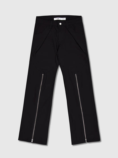 Zip Pleat Pants [2 Colors]