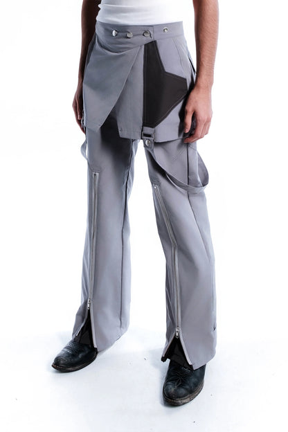 Zip Pleat Pants [2 Colors]
