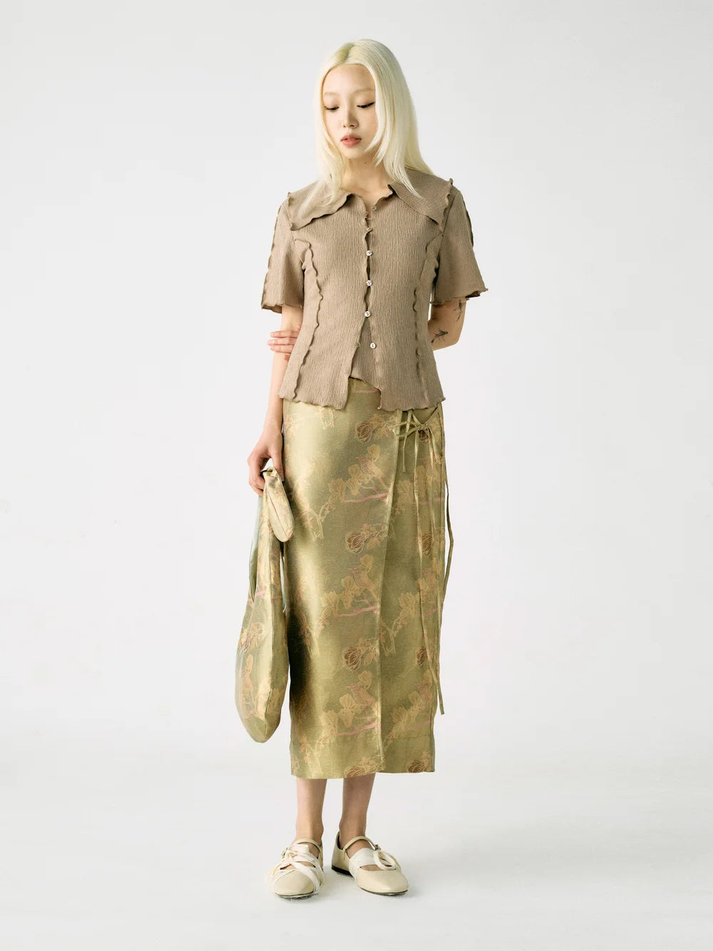 Bella Jersey Shirt - Latte