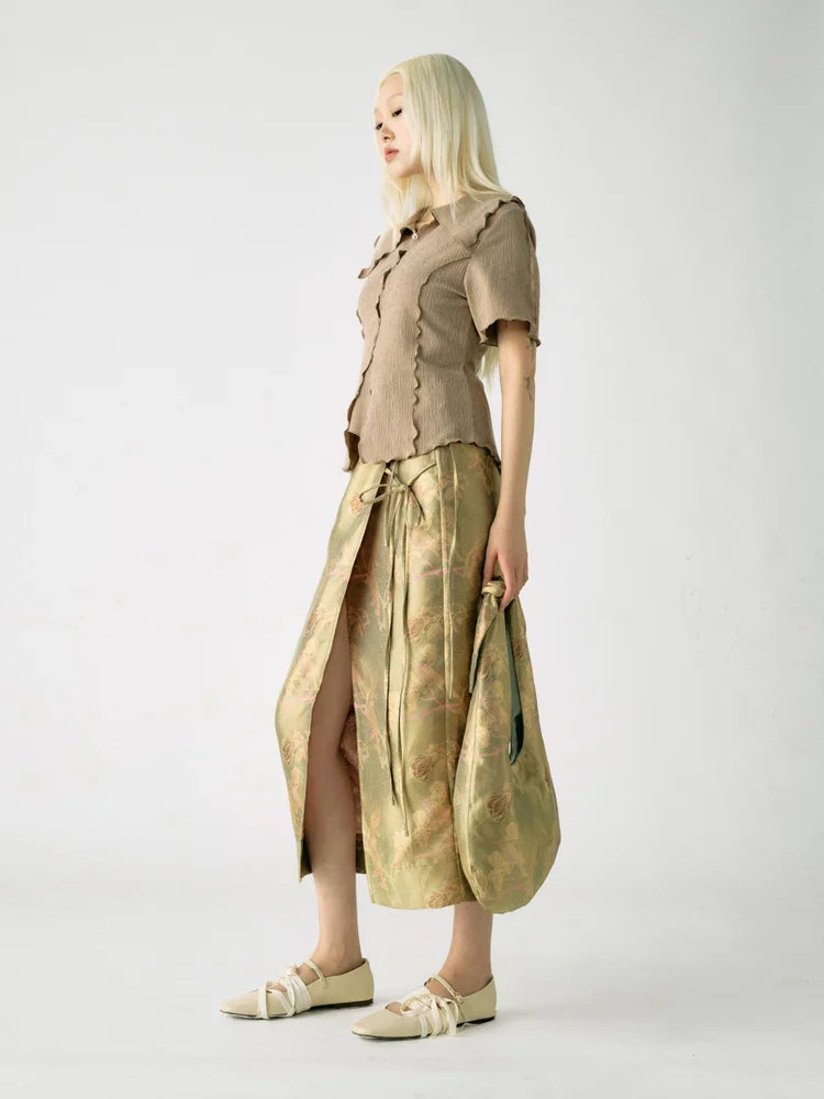 Bella Jersey Shirt - Latte