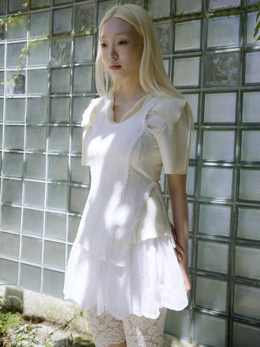 Bella Jersey Shirt - Ivory