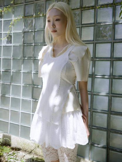 Bella Jersey Shirt - Ivory
