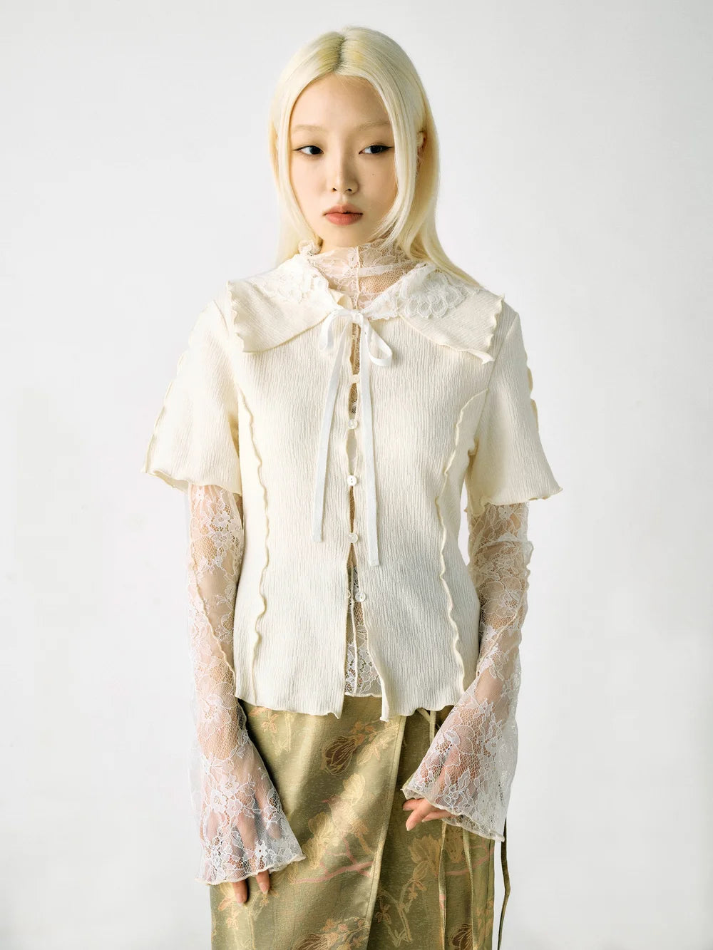 Bella Jersey Shirt - Ivory