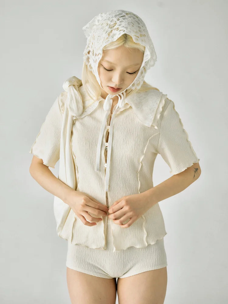 Bella Jersey Shirt - Ivory