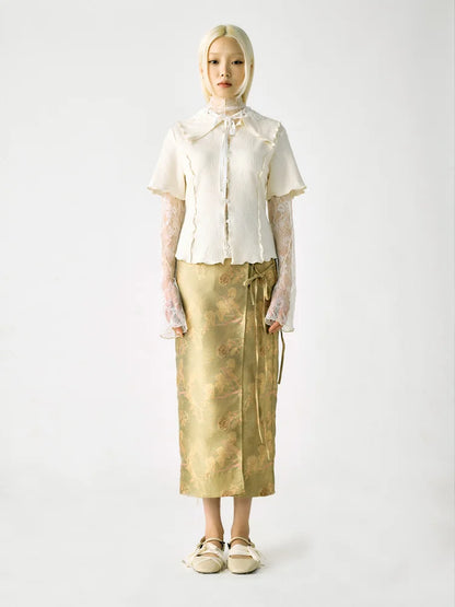 Bella Jersey Shirt - Ivory