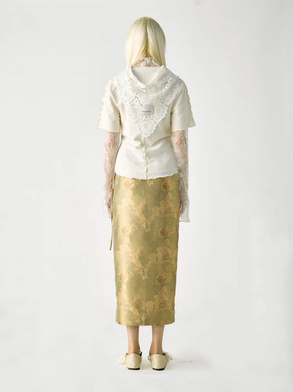 Bella Jersey Shirt - Ivory