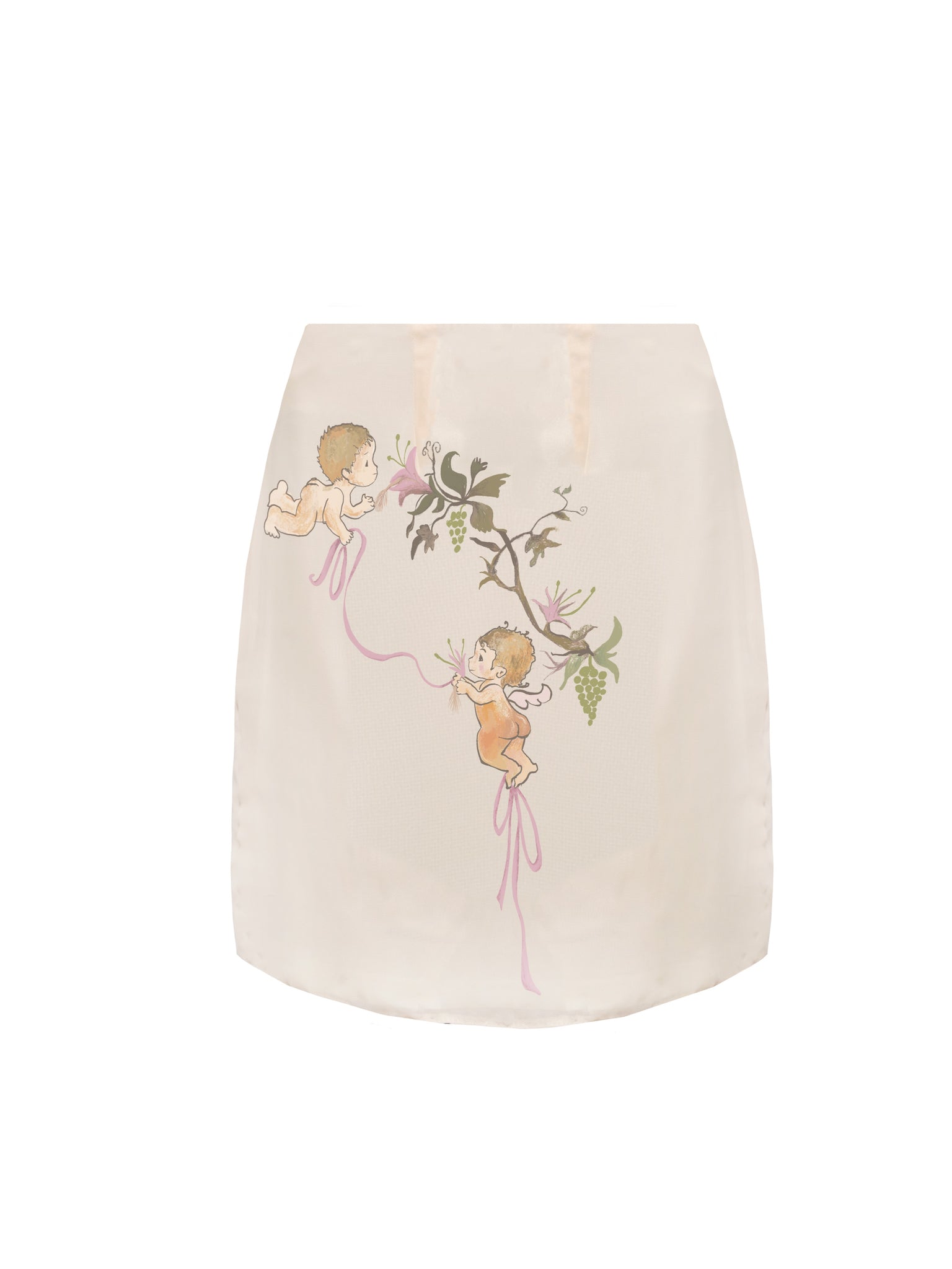 Cupid Chiffon Skirt-ivory