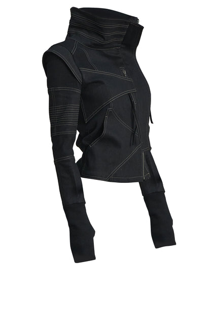 Arc Line High Neck Jacket