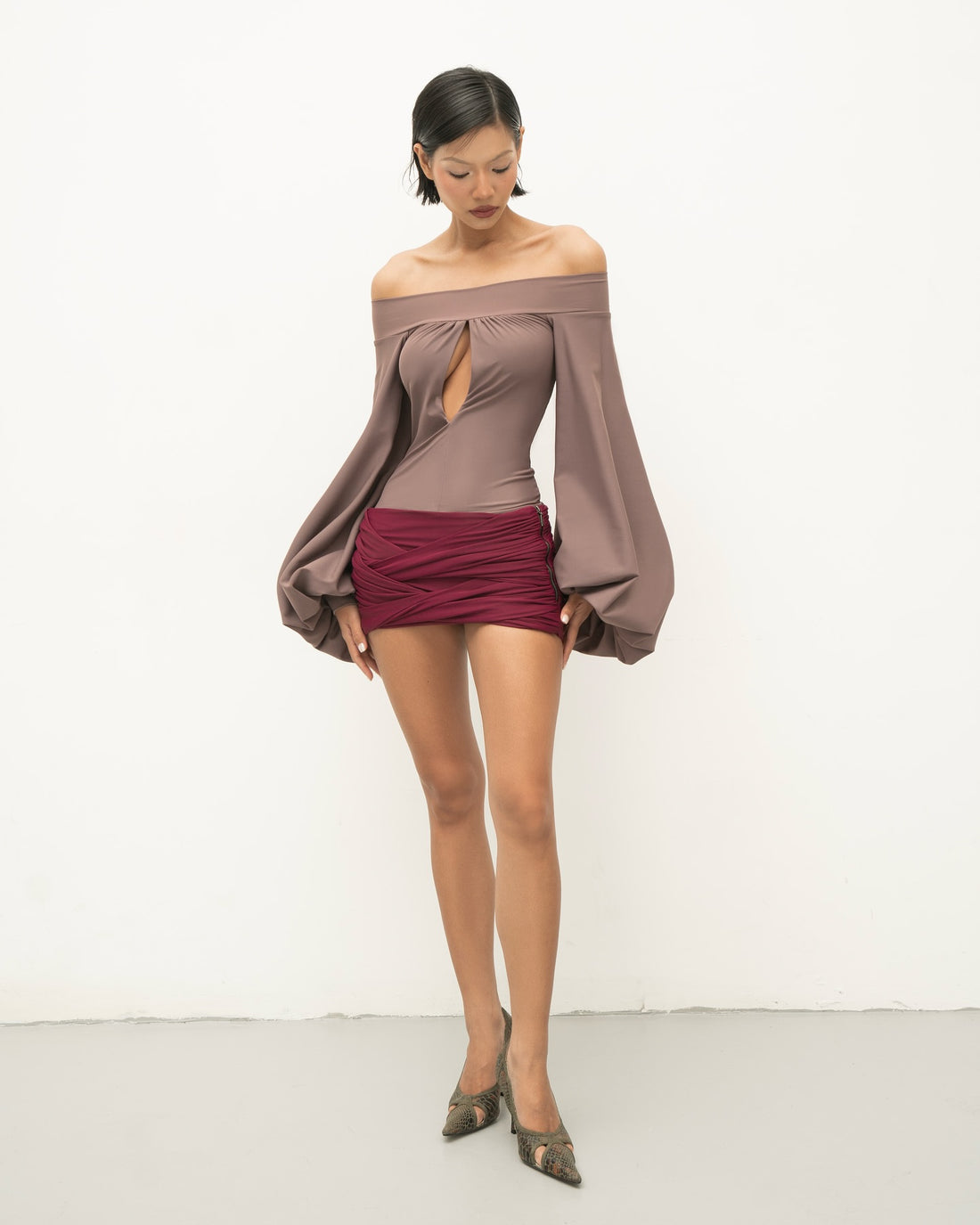 FLOURISH BLOUSE TOP with HEADBAND