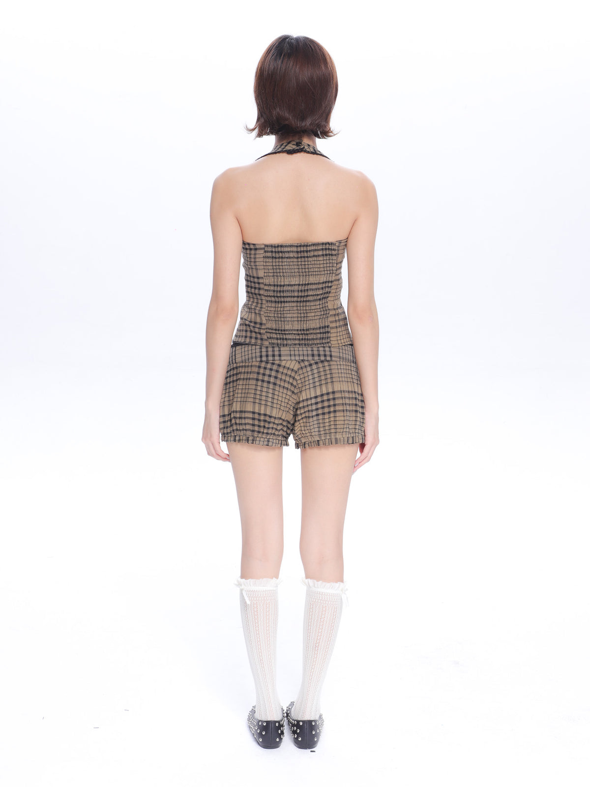 Vivienne Plaid Micro Shorts