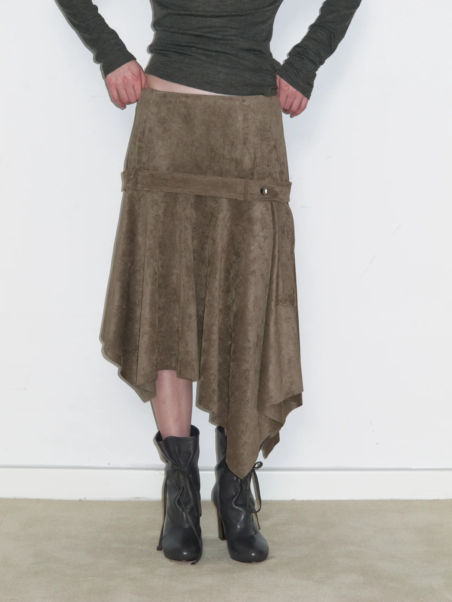 Madelin Suede Skirt