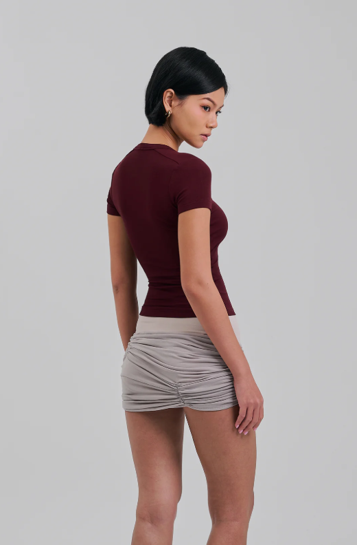 Clove Tee Maroon