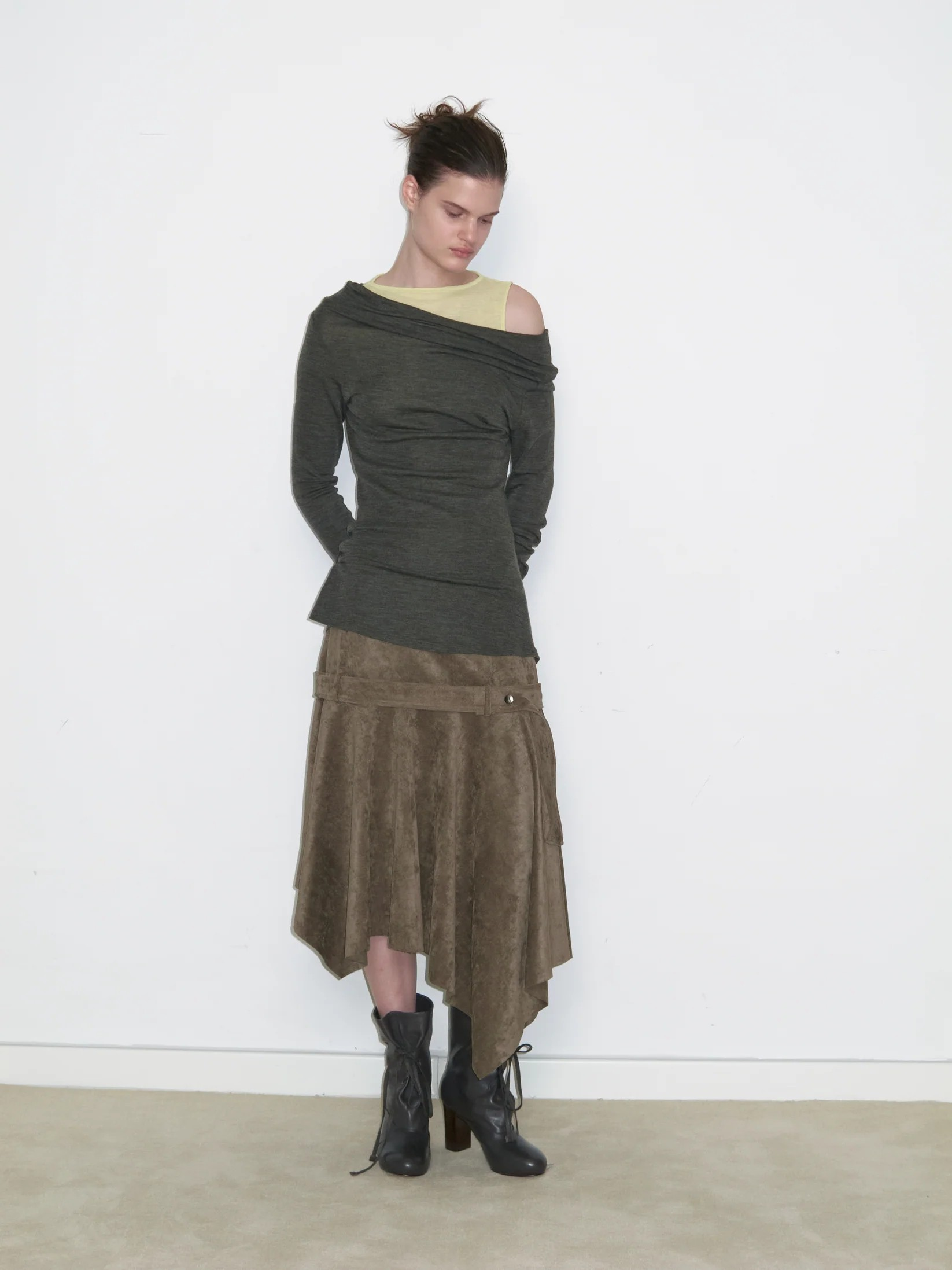 Madelin Suede Skirt