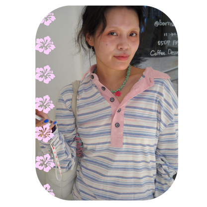 Hibiscus Stripe T-shirt