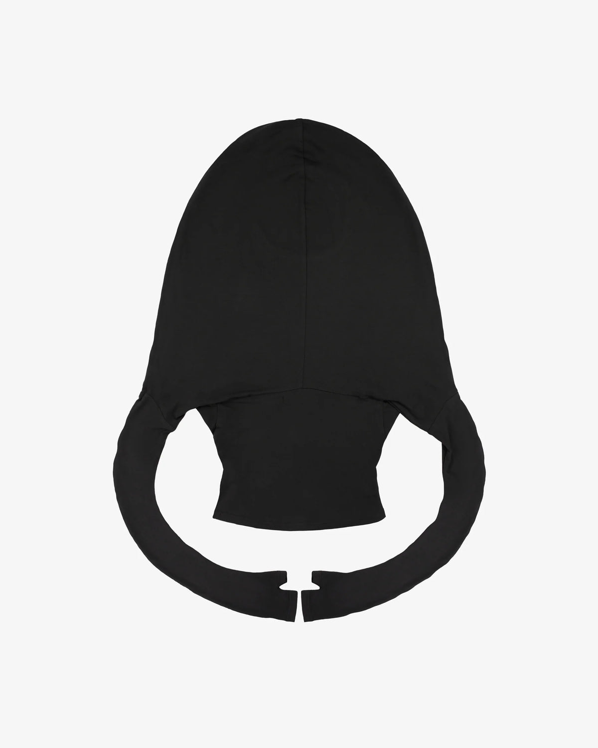 Hooded Banana Top Black