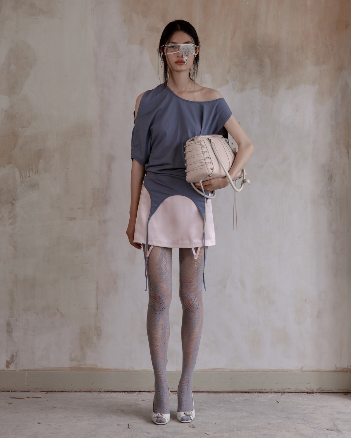 Hooded Short Sleeve Ash