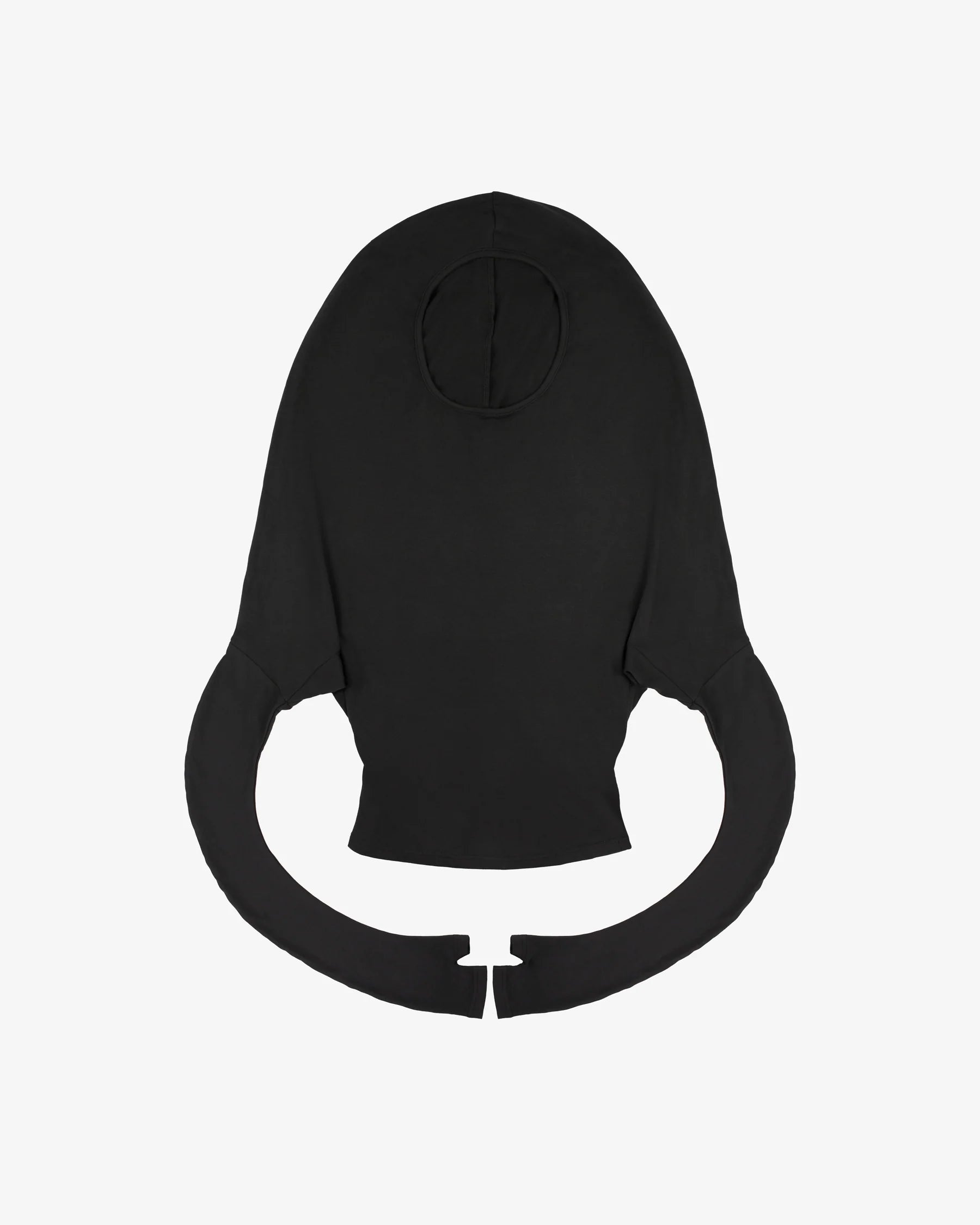 Hooded Banana Top Black