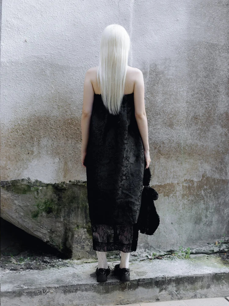 Kara A-lined Top/Skirt - Black