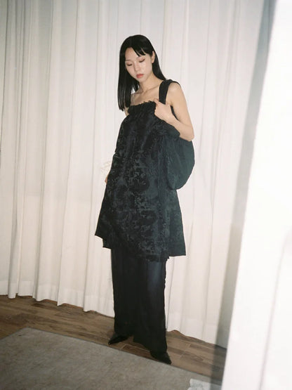 Kara A-lined Top/Skirt - Black