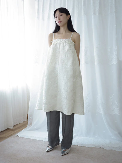 Kara A-lined Top/Skirt - White