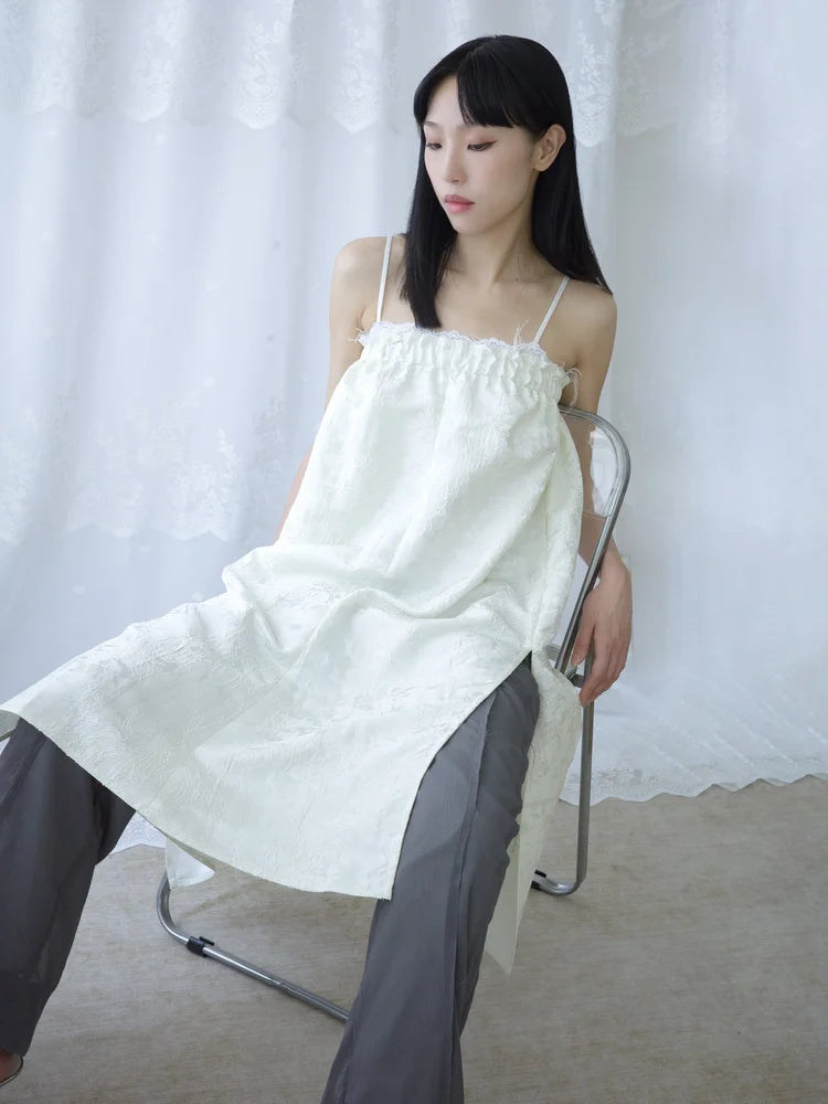 Kara A-lined Top/Skirt - White