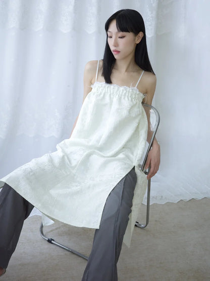 Kara A-lined Top/Skirt - White