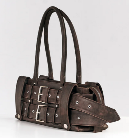 Lewis Parallelo Distressed Brown