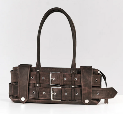 Lewis Parallelo Distressed Brown