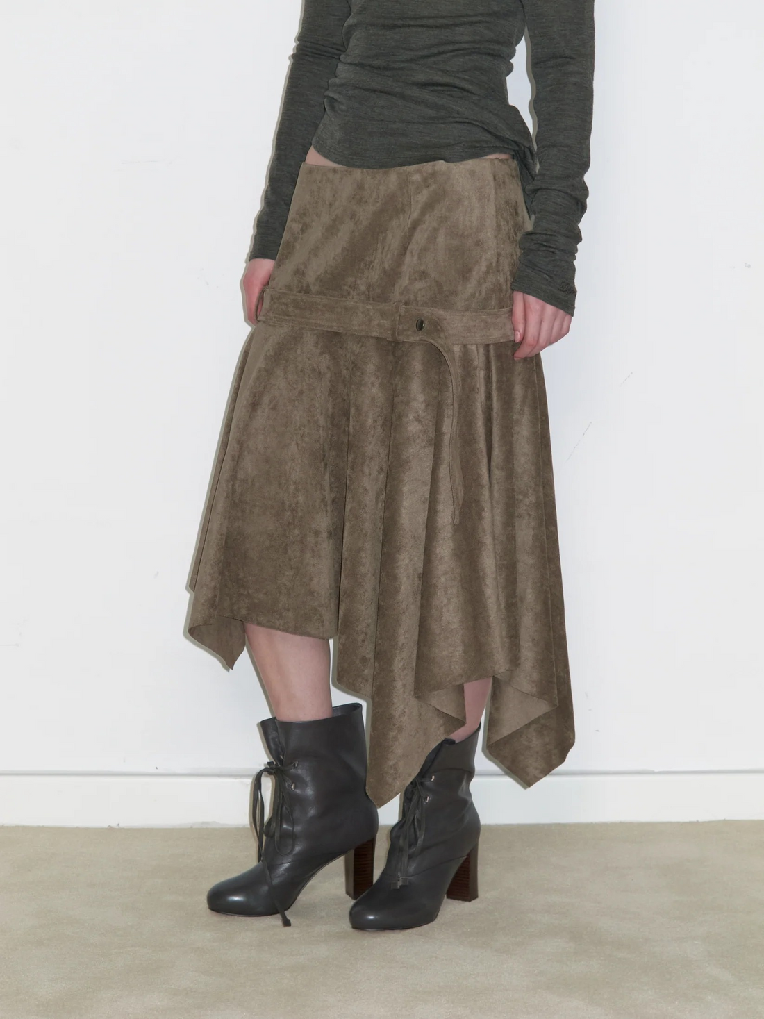 Madelin Suede Skirt