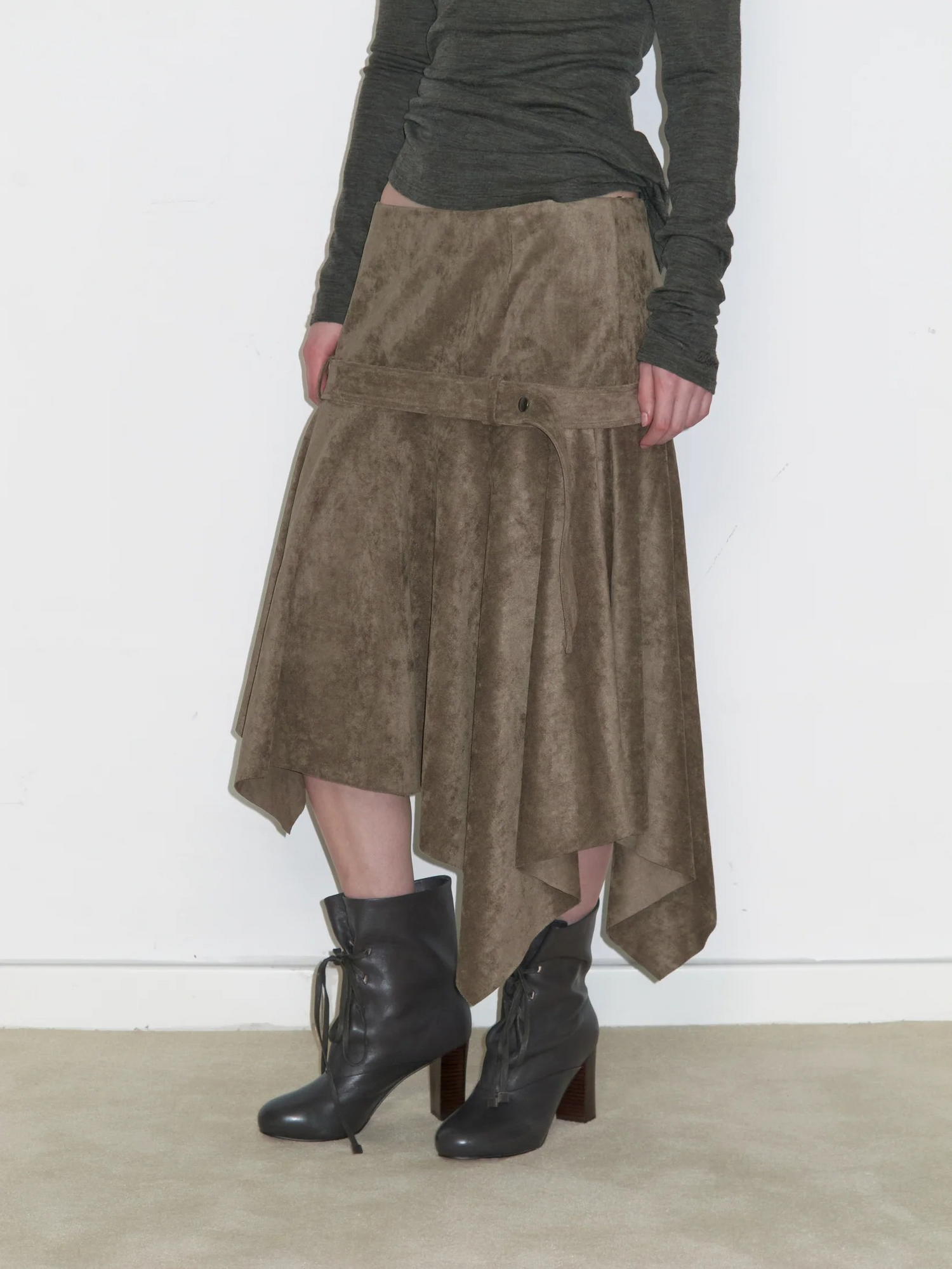 Madelin Suede Skirt