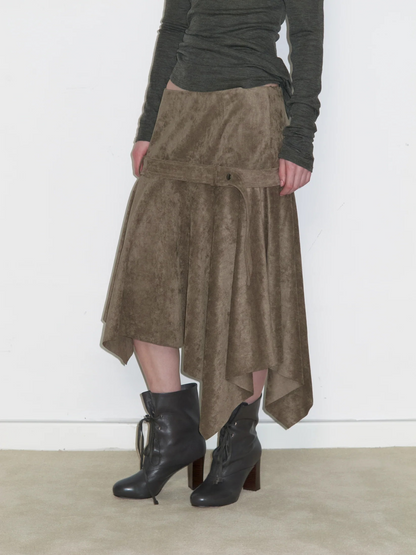 Madelin Suede Skirt