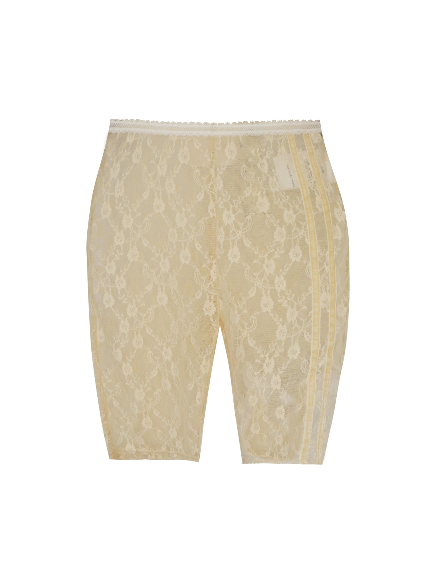 Flower Mesh Biker Pants