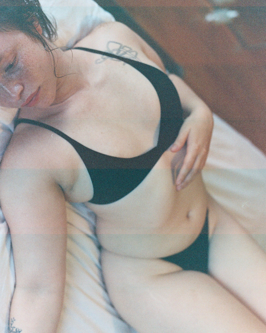 Triangle Thong Black