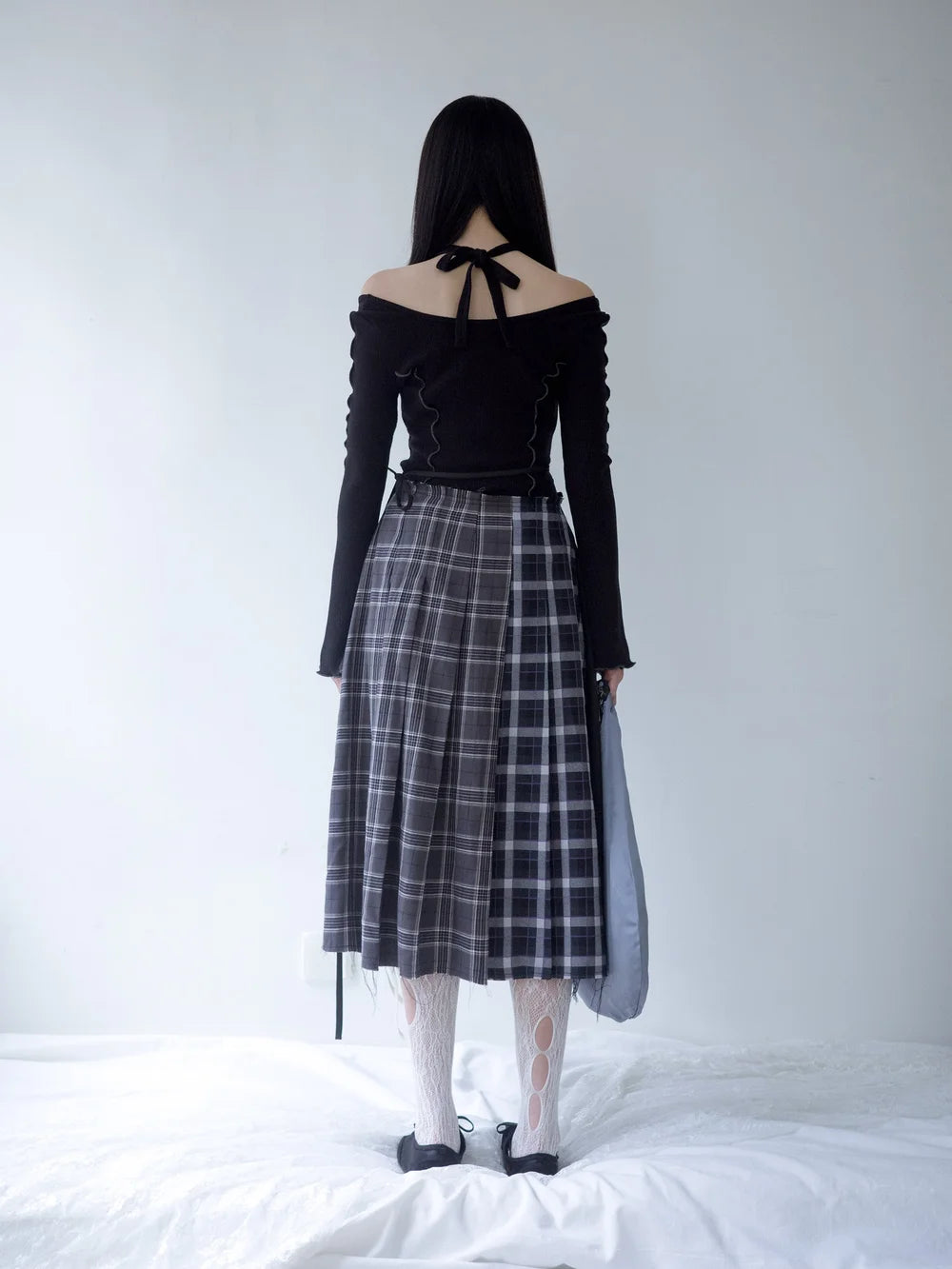 Pina Multiway Rib Top - Black